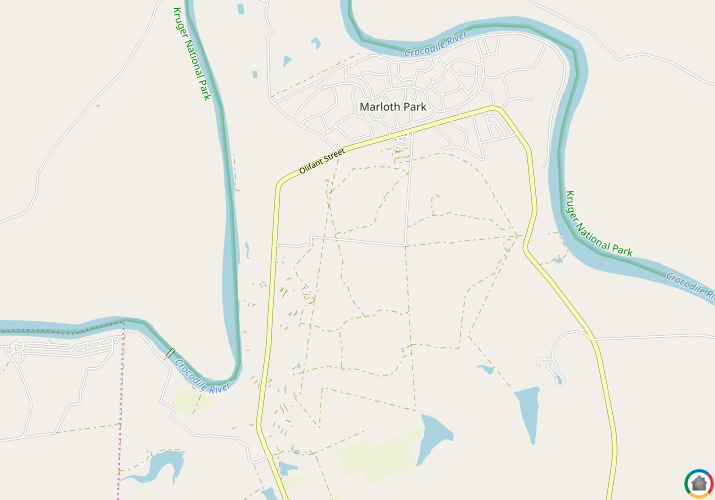 Map location of Marloth Park